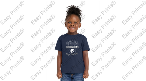 STRONG FOUNDATIONS #CAR541 PORT & CO TODDLER CORE TEE LOGO #2