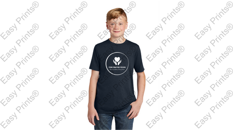 STRONG FOUNDATIONS #DT130Y DISTRICT YOUTH PERFECT TRI TEE LOGO #1