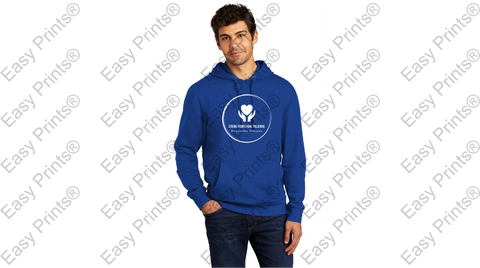 STRONG FOUNDATIONS #DM6100 DISTRICT V.I.T. FLEECE HOOD LOGO #1