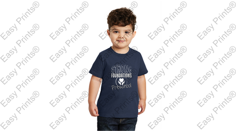 STRONG FOUNDATIONS #PC450TD PORT & CO TODDLER FAN FAV TEE LOGO #2