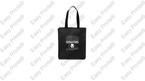 STRONG FOUNDATIONS #BG431 P.A. UPRIGHT ESSENTIAL TOTE LOGO #2